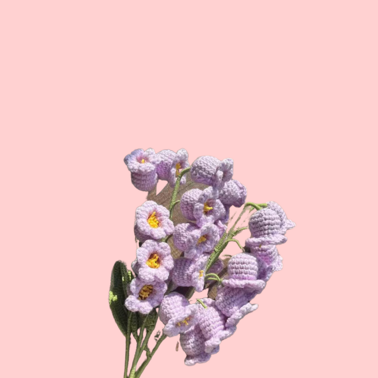 Handmade Knit Bell Orchid